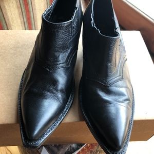 Prizedusa Handmade Western Slip-on Booties sz 7
